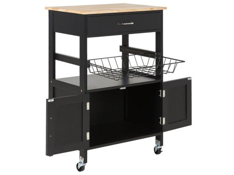 Wózek kuchenny LUGO Czarny