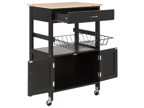 Wózek kuchenny LUGO Czarny