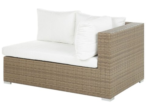 Zestaw ogrodowy ze stolikiem dla 8 osób MAESTRO Modułowy Technorattan Jasnobrązowy