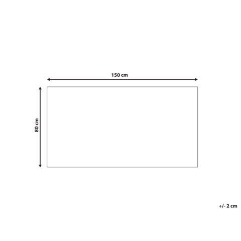 Dywan 80 x 150 cm szaro-żółty YAYLA