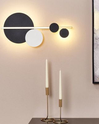 Lampa ścienna LED PARITA Metal Czarny