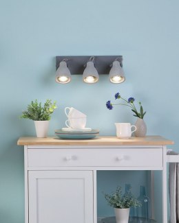 Lampa spot 3-punktowa MISTAGO Regulowana Beton Szary Lumarko!