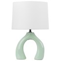 Lampa stołowa ABBIE Ceramika Jasnozielony Lumarko!
