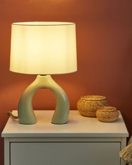 Lampa stołowa ABBIE Ceramika Jasnozielony Lumarko!