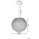 Lampa wisząca SEINE Metal Srebrny Lumarko!