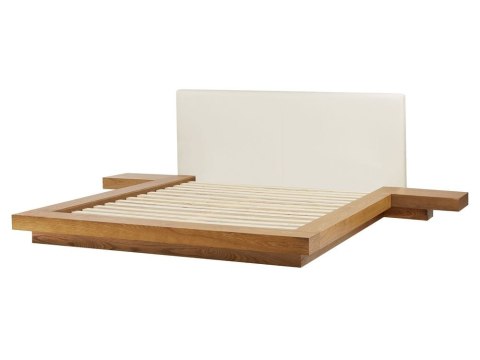 Łóżko Drewno ZEN 160 x 200 cm Jesion naturalny