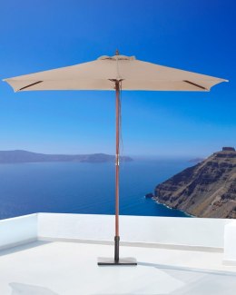 Parasol ogrodowy 144 x 195 cm piaskowy FLAMENCO Lumarko!