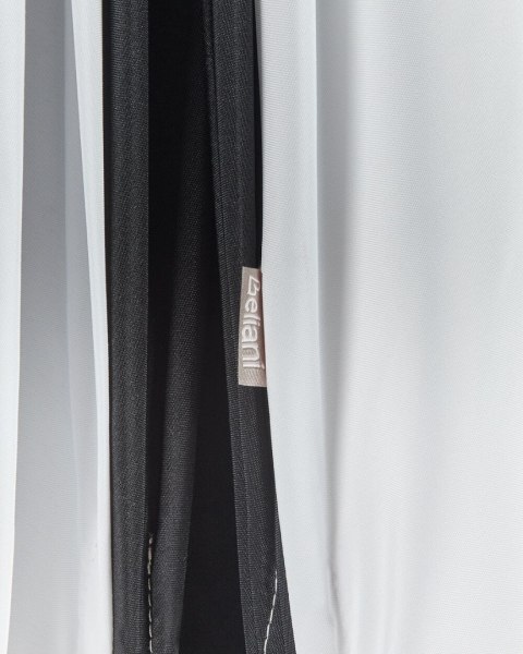 Parasol ogrodowy ⌀ 245 cm czarno-biały MINOA