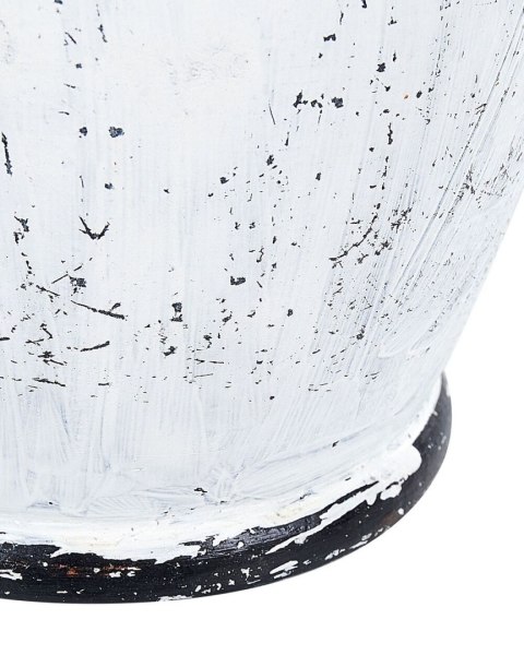 Wazon dekoracyjny MASSALIA Ceramika 33 cm Biały