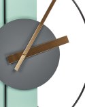 Zegar ścienny CEVINS 31 cm Metal Jasnozielony Lumarko!