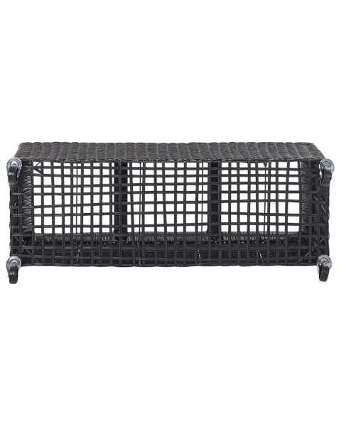 Doniczka BELLIS Technorattan 82 cm Czarny