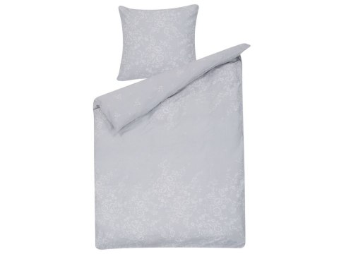 Komplet pościeli MORNINGSIDE 135x200 cm Bawełna satynowa Szary