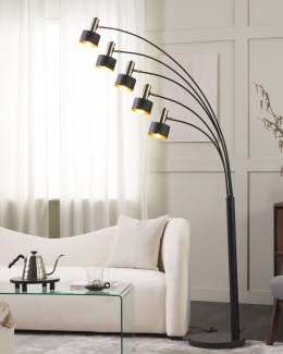 Lampa podłogowa ANBESA Regulowana Metal Czarny Lumarko!