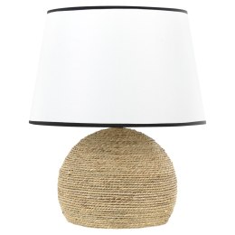 Lampa stołowa GROWEE Plecionka Biały Lumarko!