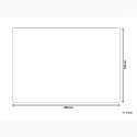 Narzuta na łóżko LINDULA Bawełna 150 x 200 cm Złamana biel Lumarko!
