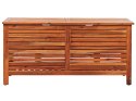 Skrzynia ogrodowa RIVIERA Drewno akacjowe 130 cm 48 cm Brązowy Lumarko!