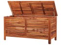 Skrzynia ogrodowa RIVIERA Drewno akacjowe 130 cm 48 cm Brązowy Lumarko!