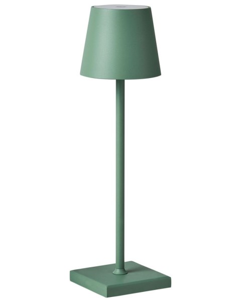 Bezprzewodowa lampa stołowa LED BACEIRO Ze ściemniaczem Metal Zielony