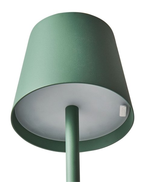 Bezprzewodowa lampa stołowa LED BACEIRO Ze ściemniaczem Metal Zielony