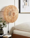 Lampa ścienna LUMUT Plecionka Naturalny Lumarko!