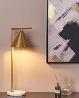 Lampa stołowa MOCAL Metal Złoty Lumarko!
