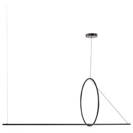 Lampa wisząca LED TAMOR Ze ściemniaczem Metal Czarny Lumarko!