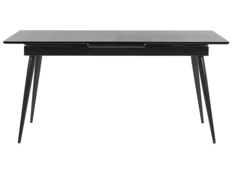 Stół do jadalni rozkładany MALDON Czarny 160/200 cm 90 cm
