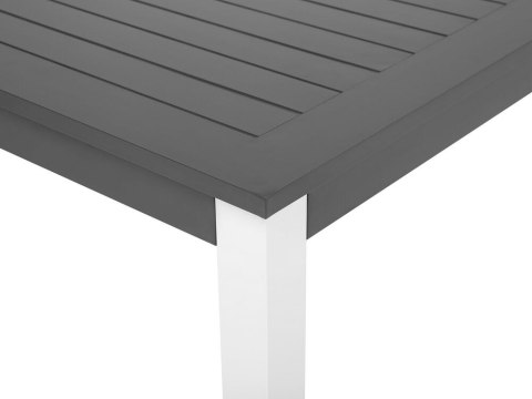 Stół ogrodowy rozkładany 168/248 x 100 cm szary PANCOLE