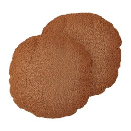 Zestaw 2 poduszek dekoracyjnych RUTABAGA Boucle 30 x 30 cm Brązowy Jednolity Lumarko!