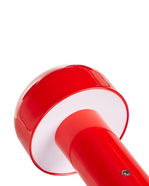 Bezprzewodowa lampa stołowa LED BESOS Ze ściemniaczem Metal Czerwony