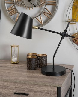 Lampa biurkowa HORTON Regulowana Metal Czarny Lumarko!