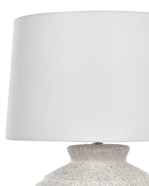 Lampa stołowa CAINE Ceramika Biały