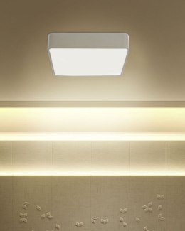 Lampa sufitowa LED BICOL Metal Biały Lumarko!