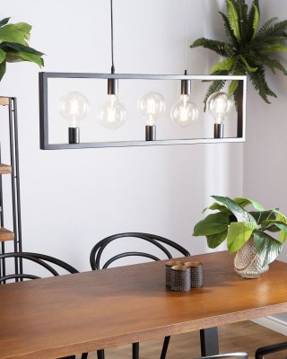Lampa wisząca BAYAS Metal Czarny