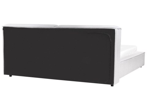 Łóżko Boucle LINARDS 160 x 200 cm Biały