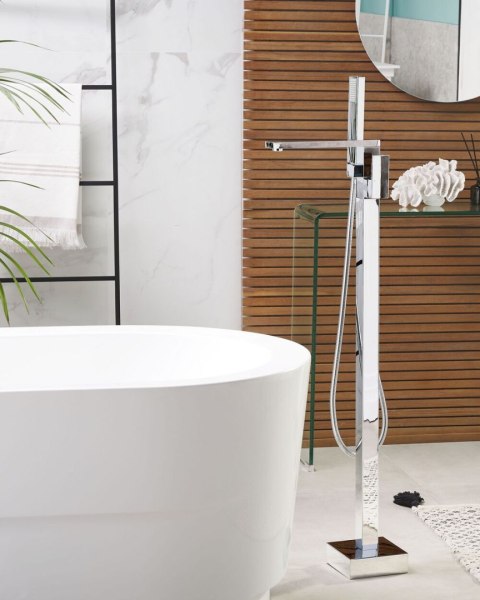 Bateria wannowa wolnostojąca DELLA Srebrny