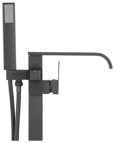 Bateria wannowa wolnostojąca NIAGARA Czarny