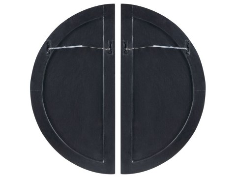 Dekoracja ścienna MANDAU Szkło Czarny 76 cm