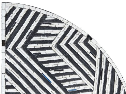 Dekoracja ścienna MANDAU Szkło Czarny 76 cm