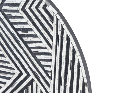 Dekoracja ścienna MANDAU Szkło Czarny 76 cm