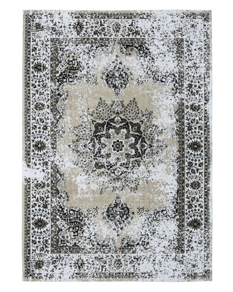 Dywan bawełniany 140 x 200 cm szary ALMUS