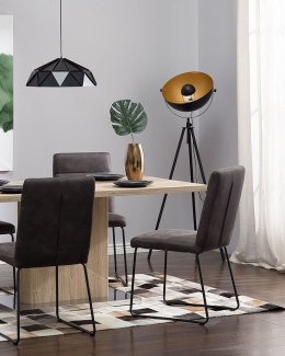 Lampa podłogowa THAMES Metal Czarny Lumarko!