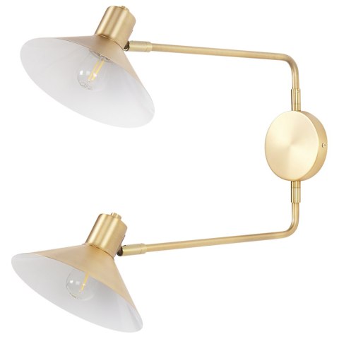 Lampa ścienna KADASSA Regulowana Metal Złoty Lumarko!