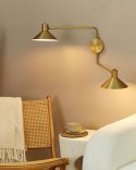 Lampa ścienna KADASSA Regulowana Metal Złoty Lumarko!