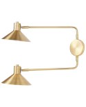 Lampa ścienna KADASSA Regulowana Metal Złoty Lumarko!