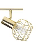 Lampa spot 4-punktowa CHENAB Regulowana Metal Złoty Lumarko!