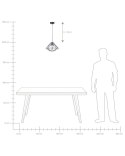 Lampa wisząca GUAM Metal Czarny Lumarko!