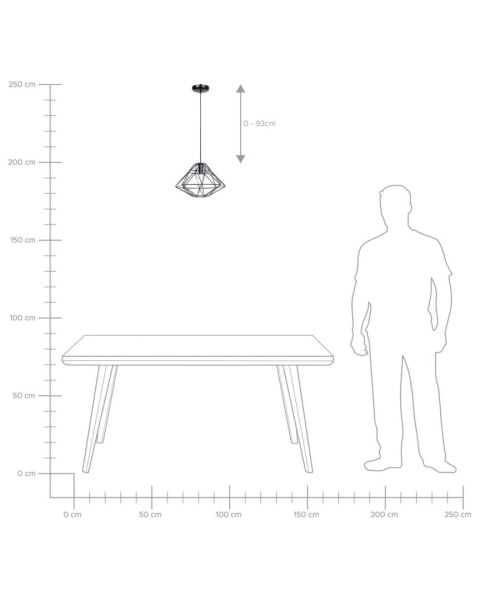 Lampa wisząca GUAM Metal Czarny