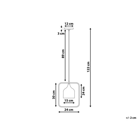Lampa wisząca MAVONE Metal Czarny