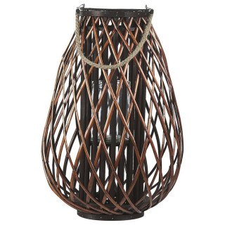 Lampion KIUSIU Drewno 60 cm Brązowy